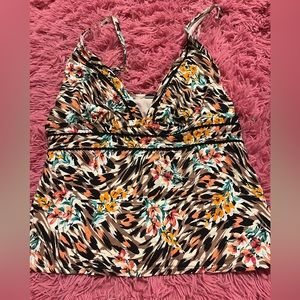 cute multicolor swim top 💧